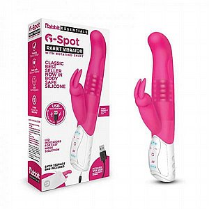 RABBIT ESSENTIALS – ויברטור ארנבון מאלץאורגזמה G-Spot עם שאפט מסתובב RABBIT ESSENTIALS – ויברטור ארנבון מאלץאורגזמה G-Spot עם שאפט מסתובב