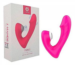 ויברטור עם מאלץ אורגזמה יניקה לדגדגן S-HAND עם שלט רחוק ויברטור עם מאלץ אורגזמה יניקה לדגדגן S-HAND עם שלט רחוק